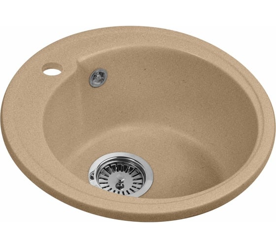 Кухонная мойка AquaGranitEx песочный M-45/302