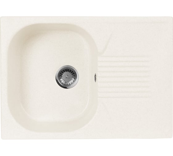 Кухонная мойка AquaGranitEx белый M-70/331 1