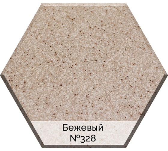 Кухонная мойка AquaGranitEx бежевый M-18S/328