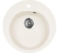Кухонная мойка AquaGranitEx белый M-08/331