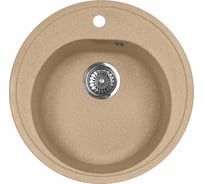 Кухонная мойка AquaGranitEx песочный M-08 /302