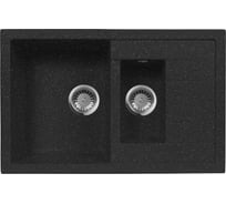 Кухонная мойка AquaGranitEx черный M-21K /308