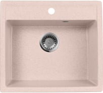 Кухонная мойка AquaGranitEx розовый M-56 /315