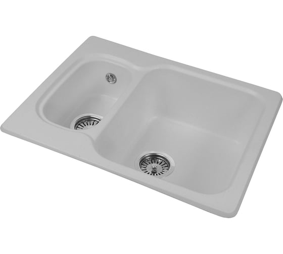 Кухонная мойка AquaGranitEx серый M-09 /310