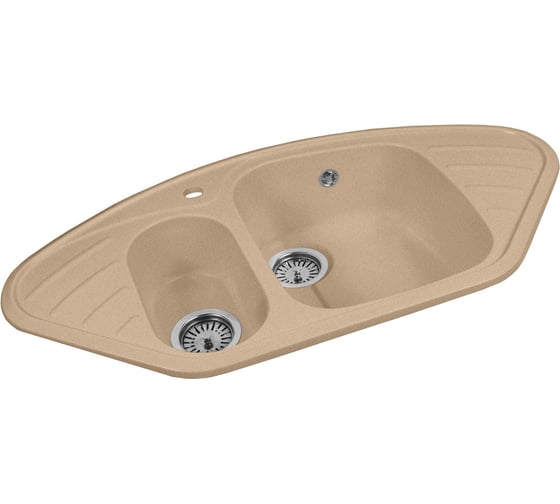Кухонная мойка AquaGranitEx песочный M-14/302