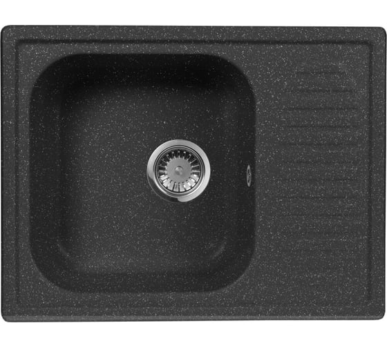 Кухонная мойка AquaGranitEx черный M-13 /308 1