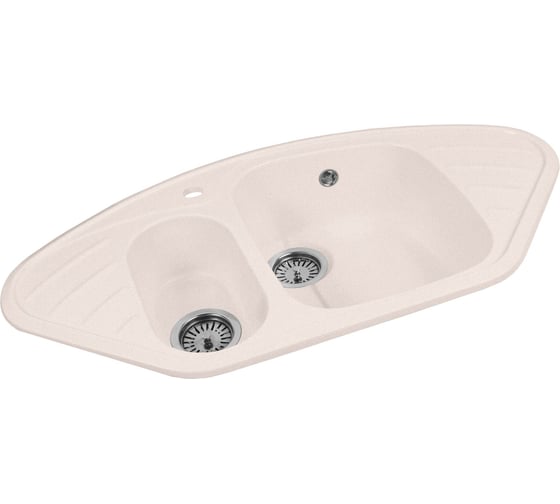 Кухонная мойка AquaGranitEx светло-розовый M-14 /311