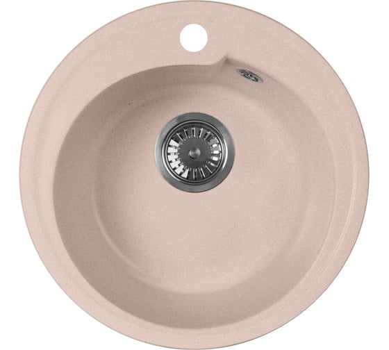 Кухонная мойка AquaGranitEx розовый M-45 /315 1