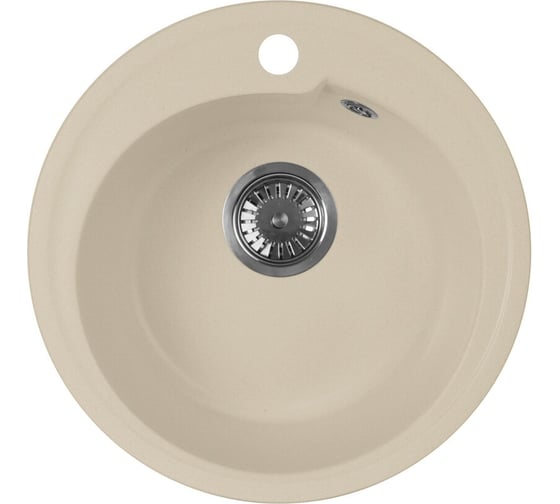 Кухонная мойка AquaGranitEx бежевый M-45 /328 1
