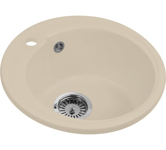 Кухонная мойка AquaGranitEx бежевый M-45 /328