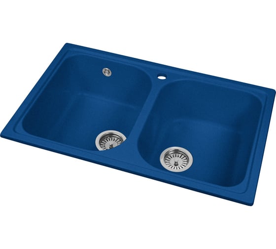 Кухонная мойка AquaGranitEx синий M-15 /323