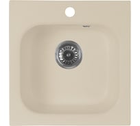 Кухонная мойка AquaGranitEx бежевый M-43 /328