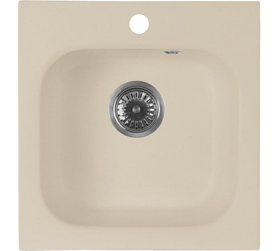 Кухонная мойка AquaGranitEx бежевый M-43 /328 1