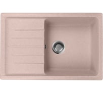Кухонная мойка AquaGranitEx розовый M-27 /315