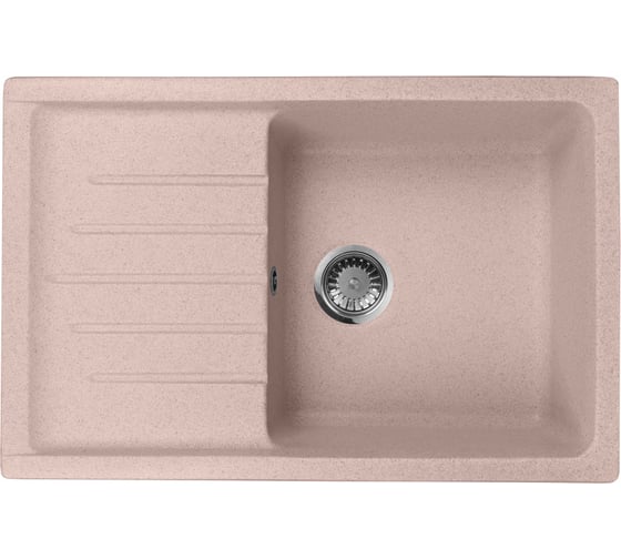 Кухонная мойка AquaGranitEx розовый M-27 /315 1