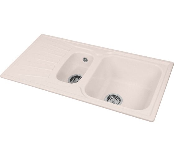 Кухонная мойка AquaGranitEx светло-розовый M-09K /311