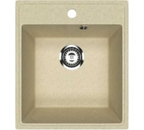 Кухонная мойка Uperwood ECON из искусственного камня UPD-404_002, прямоугольная, бежевая матовая 4910201224