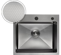 Рельефная кухонная мойка из нержавеющей стали GERHANS K35044BD