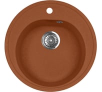 Кухонная мойка AquaGranitEx терракот M-08 /307