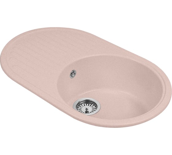 Кухонная мойка AquaGranitEx розовый M-18 /315 1