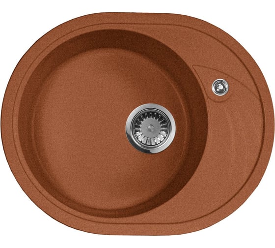 Кухонная мойка AquaGranitEx терракот M-18L /307