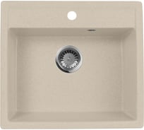 Кухонная мойка AquaGranitEx бежевый M-56 /328