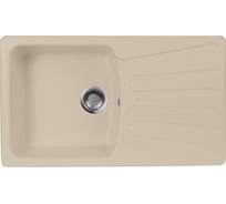Кухонная мойка AquaGranitEx бежевый M-12 /328