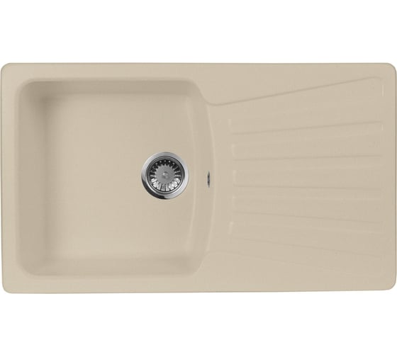 Кухонная мойка AquaGranitEx бежевый M-12 /328