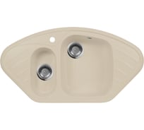 Кухонная мойка AquaGranitEx бежевый M-14 /328
