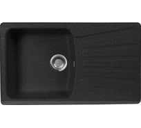 Кухонная мойка AquaGranitEx черный M-12 /308