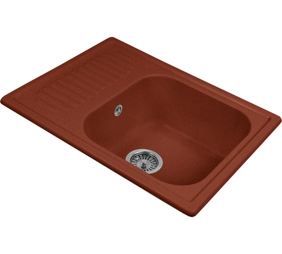 Кухонная мойка AquaGranitEx красный марс M-13 /334