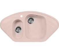 Кухонная мойка AquaGranitEx розовый M-14 /315