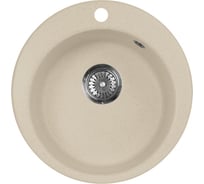 Кухонная мойка AquaGranitEx бежевый M-05 /328