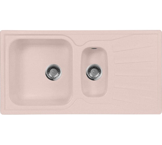 Кухонная мойка AquaGranitEx розовый M-09K /315