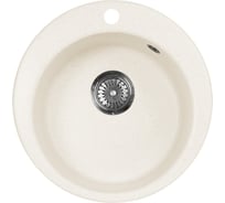 Кухонная мойка AquaGranitEx белый M-05 /331