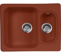 Кухонная мойка AquaGranitEx красный марс M-09 /334