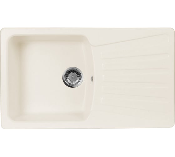 Кухонная мойка AquaGranitEx белый M-12 /331 1