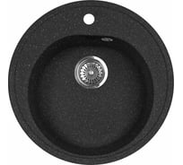 Кухонная мойка AquaGranitEx черный M-08 /308