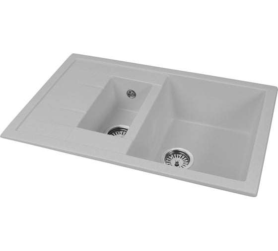 Кухонная мойка AquaGranitEx серый M-21K /310