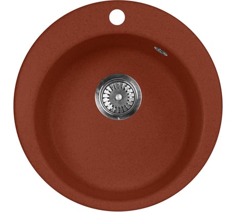 Кухонная мойка AquaGranitEx красный марс M-05 /334