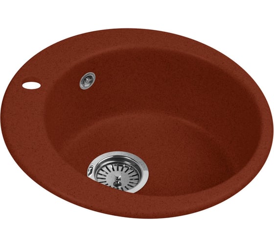 Кухонная мойка AquaGranitEx красный марс M-05 /334