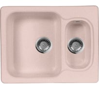 Кухонная мойка AquaGranitEx розовый M-09 /315