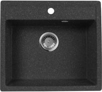 Кухонная мойка AquaGranitEx черный M-56 /308