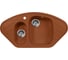 Кухонная мойка AquaGranitEx терракот M-14 /307 1