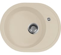 Кухонная мойка AquaGranitEx бежевый M-18L /328