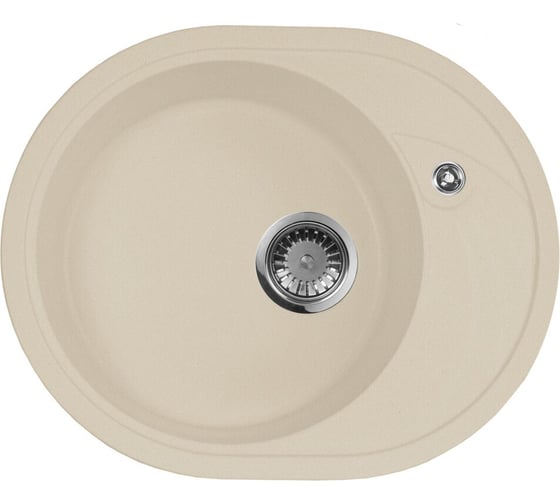 Кухонная мойка AquaGranitEx бежевый M-18L /328