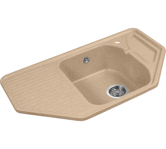 Кухонная мойка AquaGranitEx песочный M-10 /302