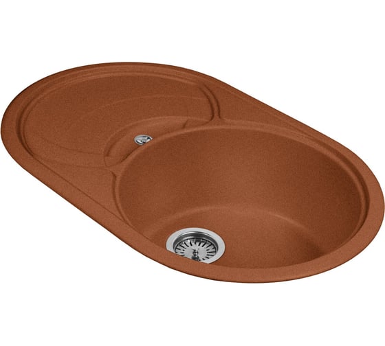 Кухонная мойка AquaGranitEx терракот M-18S /307