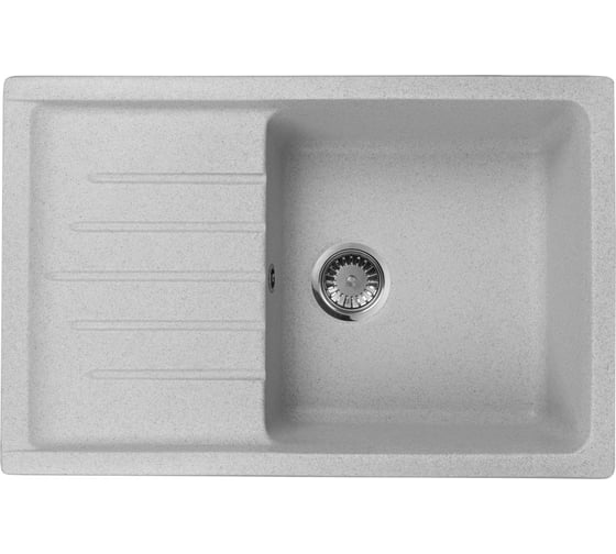Мойка кухонная AquaGranitEx серый M-27 /310