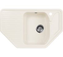 Кухонная мойка AquaGranitEx белый M-10 /331